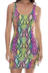 Luli Fama Electric Skin Tank Dress